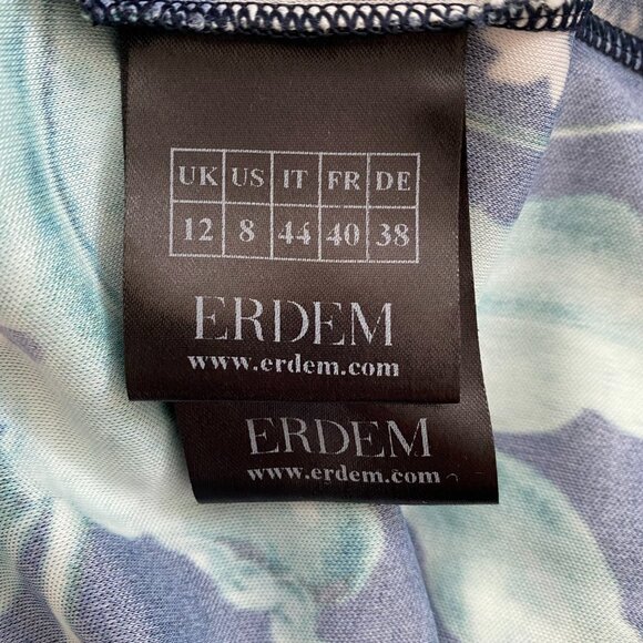 Erdem "Etheline" Floral Jersey Maxi Dress, size 8US (Fits like a US size 4/6) - Picture 11 of 14